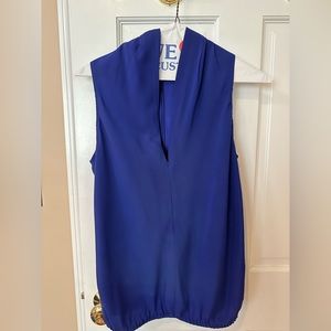 Blue Ramy Brook silk sleeveless top in size small